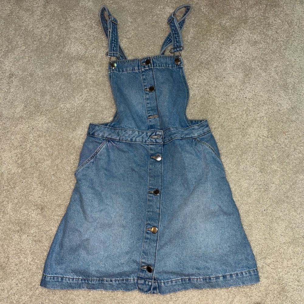 H&M Jean Overall Dress, size 6